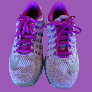 NIKE Air Max 2016 (GS) excellent condition purple Girls size 5.5 women size 7.